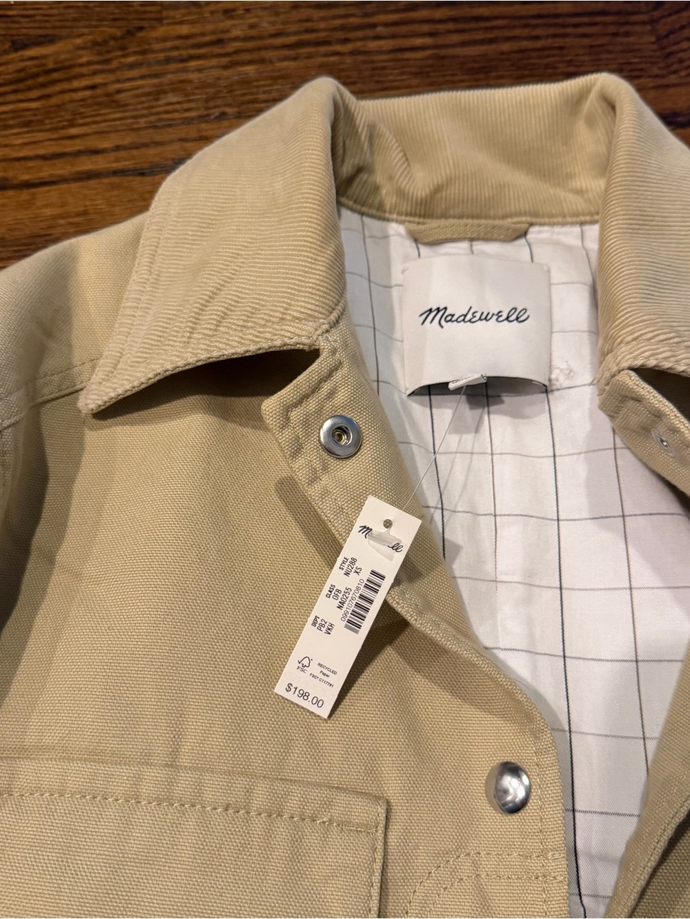 Madewell Beige Barn Jacket - Size XSmall - Picture 3 of 6